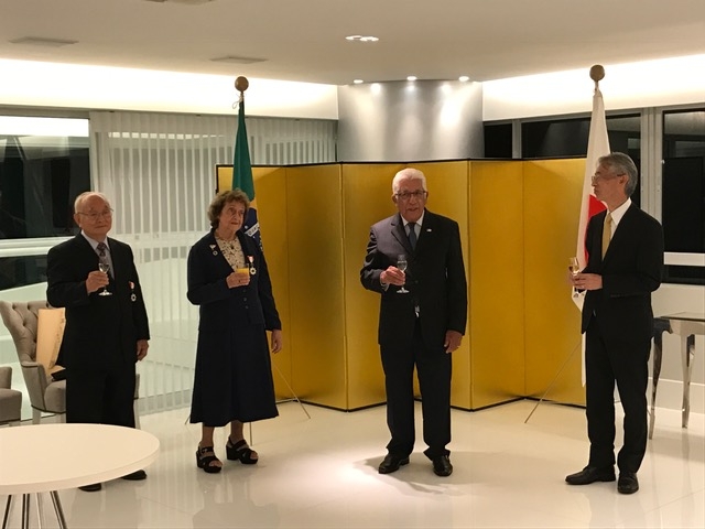 Brinde aos Comendadores realizado pelo Dr. Odecil Costa Oliveira, Cônsul-Geral Honorário do Japão em Salvador
